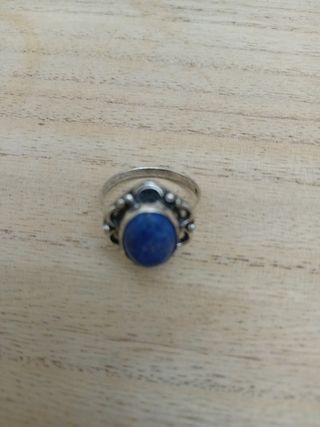 Anello lapislazzuli argento