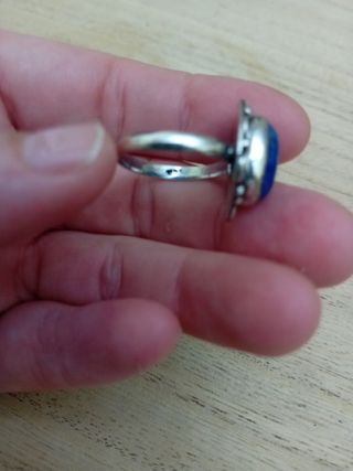 Anello lapislazzuli argento