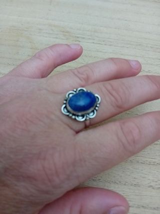 Anello lapislazzuli argento