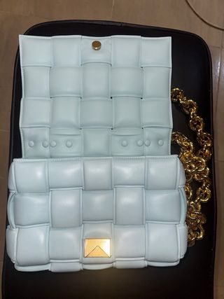 Bolso Bottega Veneta celeste