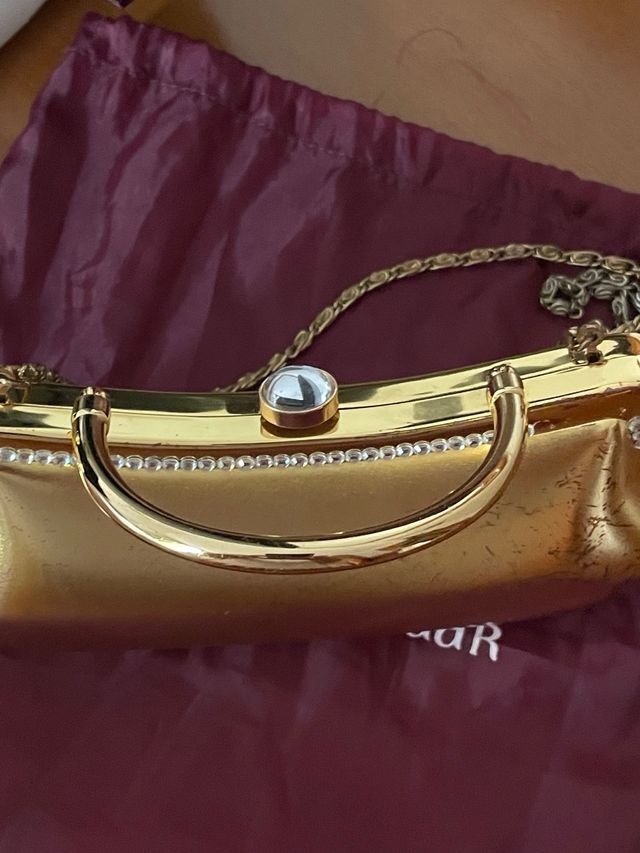 Pochette oro | Borsetta elegante