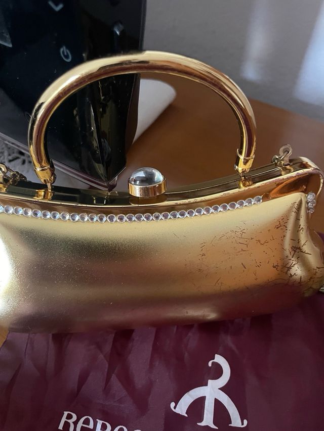 Pochette oro | Borsetta elegante