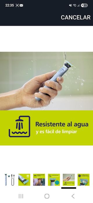 Philips OneBlade First Shave Auténtica Recortadora