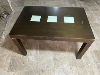 Mesa Comedor Negra - Madera maciza