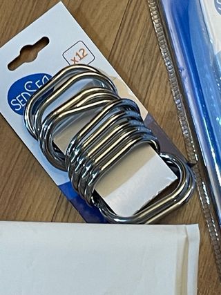 Barra extensible SenSea + cortina Mia y 12 anillas