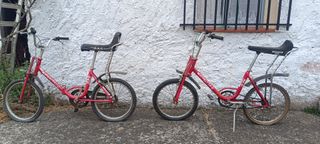 2 bicicletas motoretta para piezas o restaurar