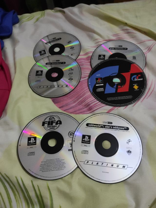 5 Juegos PS1 (PlayStation) Variados
