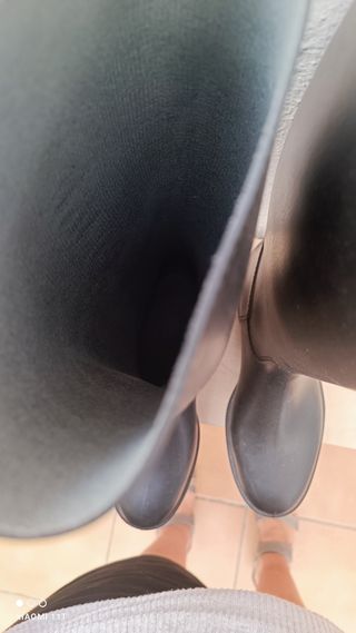 Botas agua negras altas