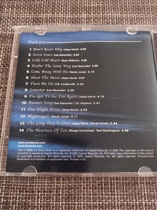 CD Norah Jones - Come Away With Me