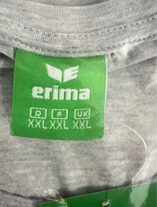 Tallas L, XXL y 7 años. Camiseta ERIMA