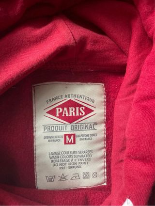 Sudadera granate Paris Unisex - Talla M