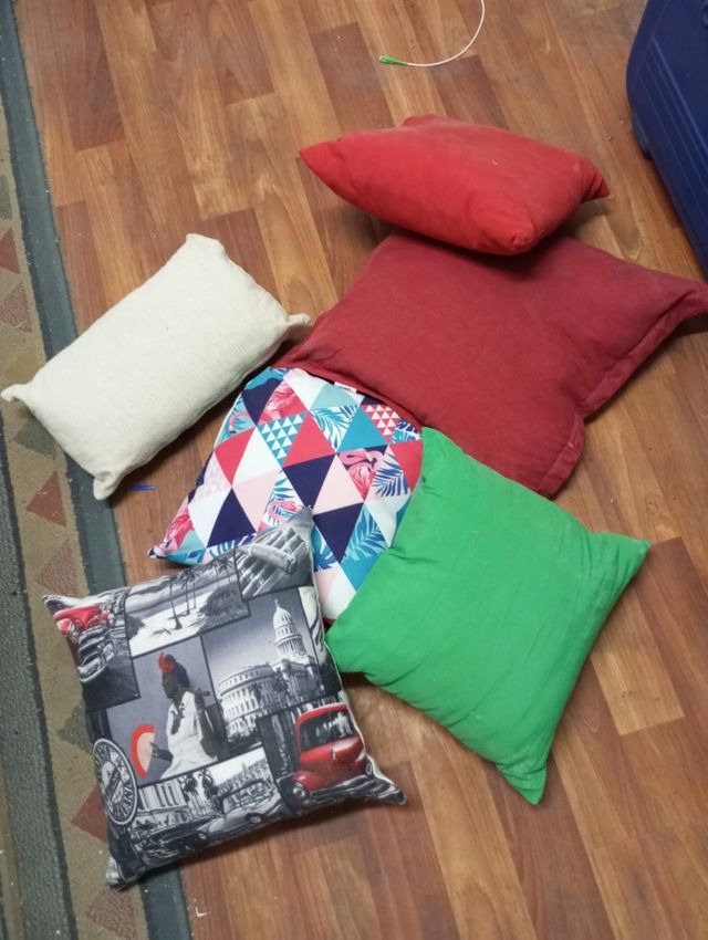 6 Cojines decorativos