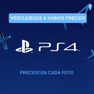 Videojuegos para PS4 a varios precios