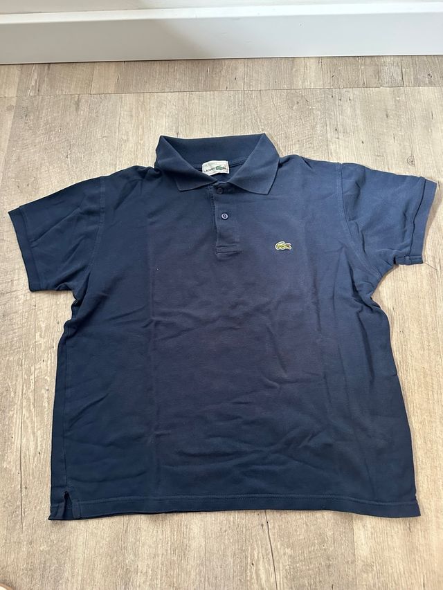 Polo Lacoste azul marino original