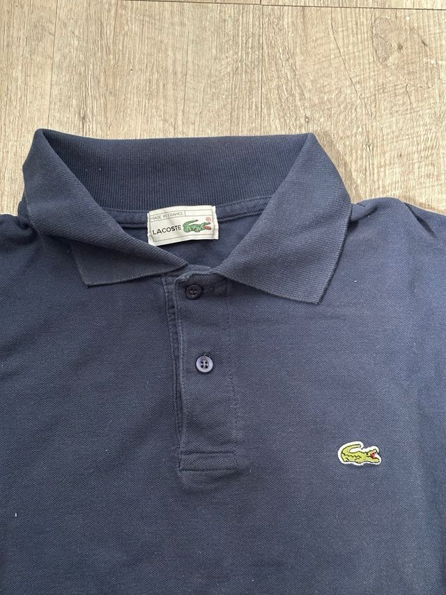 Polo Lacoste azul marino original