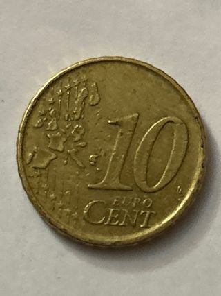 Moneda 10 céntimos España 1999