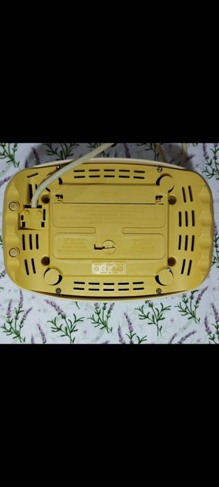 Tostapane Guzzini vintage giallo