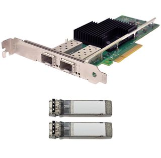 Placa de rede Intel X710-DA2 10G SFP+ NIC+2 GBICs