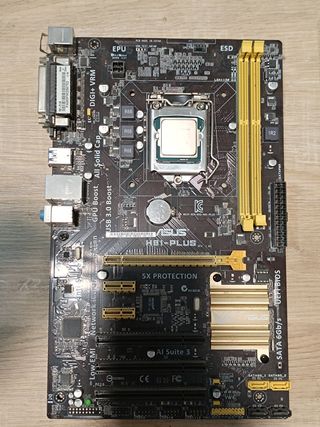 Componentes PC Placas base + RAM Y PROCESADORES
