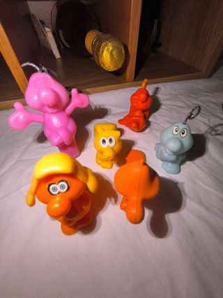 Pupazzetti vintage colorati