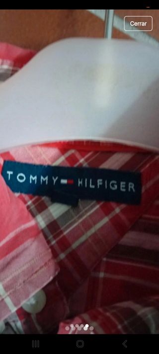 Camisa Tommy Hilfiger M - Roja
