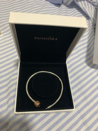 Pulsera Pandora plata-oro