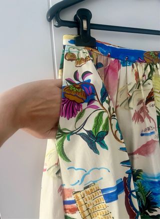 Falda midi Zara XS