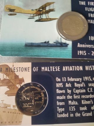 Moneda Malta 2015 - Aviación