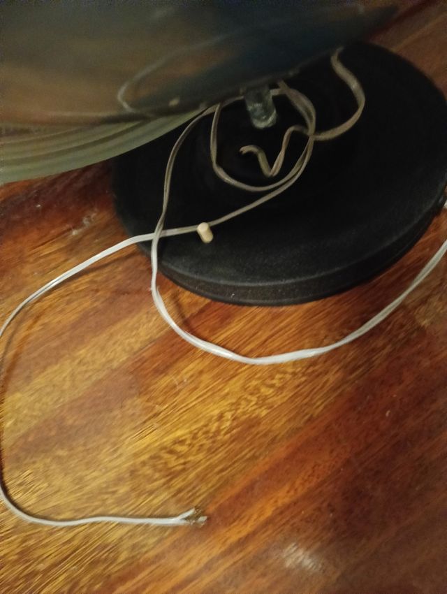 Globo terráqueo con luz años 80