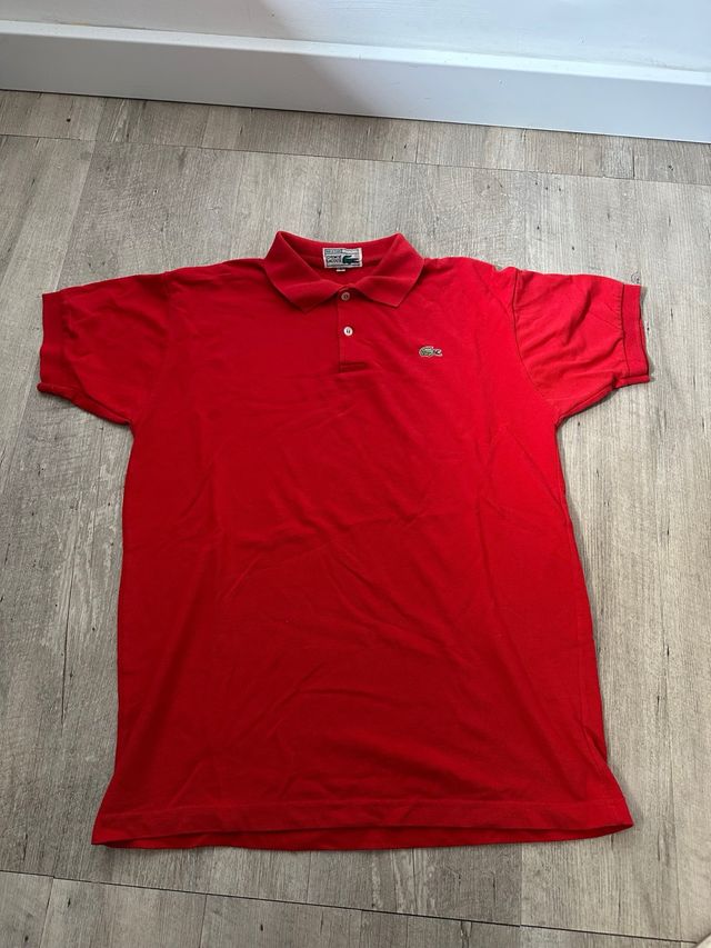 Polo Lacoste rojo original
