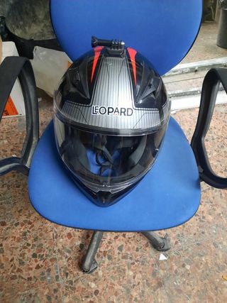 Casco moto Leopard