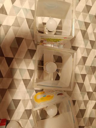 Lampara infantil dinosaurios 3 luces