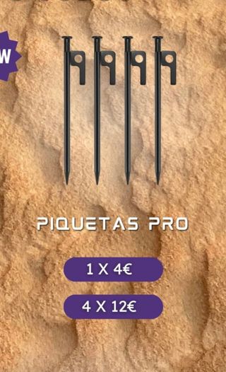 Piquetas PRO Voley Playa