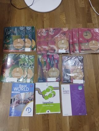 Lote  completo de libros 2 ESO Anaya 