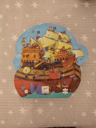 Puzzle Djeco Barco Pirata 54 piezas