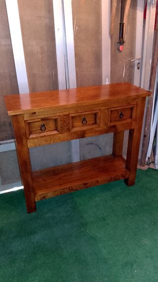 Consola madera 3 cajones