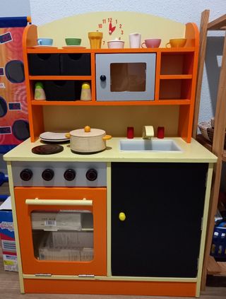 Cocinita juguete madera infantil