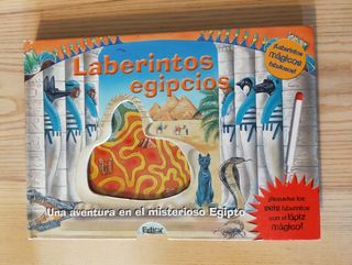 Laberintos egipcios. Libro interactivo infantil.