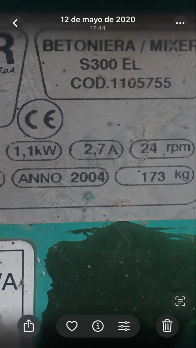 Hormigonera Imer syntesi  300s trifasica