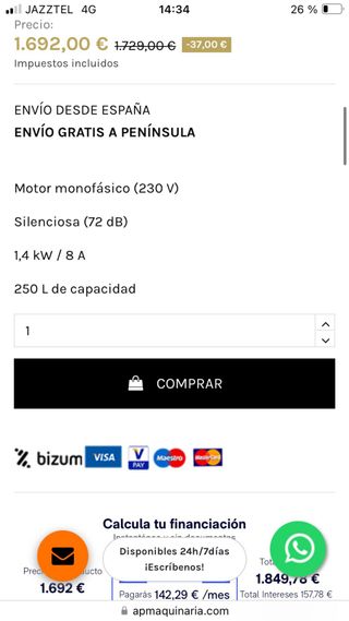 Hormigonera Imer syntesi 300s trifasica