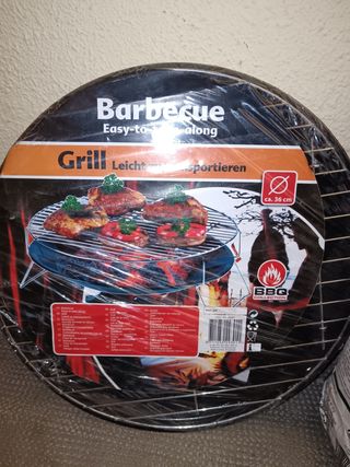 Barbacoa Portátil + Carbón + Pastillas