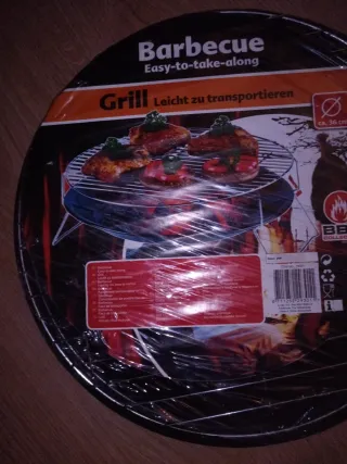 Barbacoa Portátil + Carbón + Pastillas