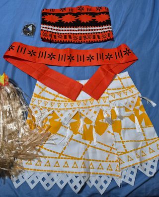 Disfraz moana niña XL