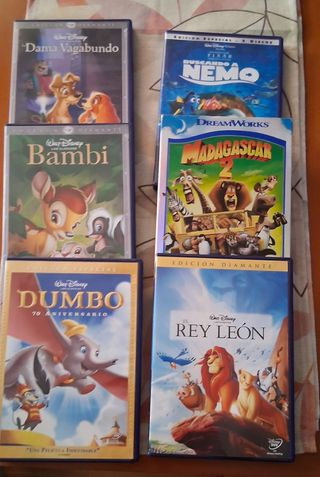 6 Películas Infantiles DVD