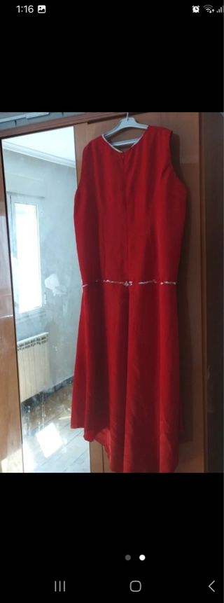 Vestido rojo elegante