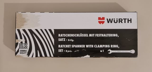 Juego llaves carraca Wurth - 8 piezas