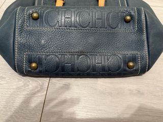 Bolso Carolina Herrera azul marino