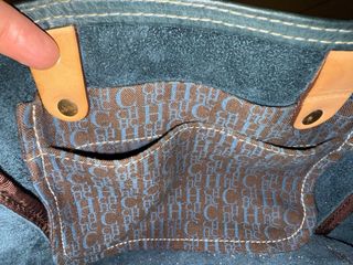 Bolso Carolina Herrera azul marino