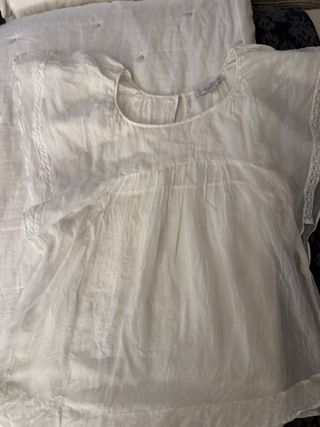 Blusa blanca boho
