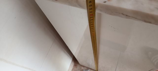 Mueble baño blanco - mármol